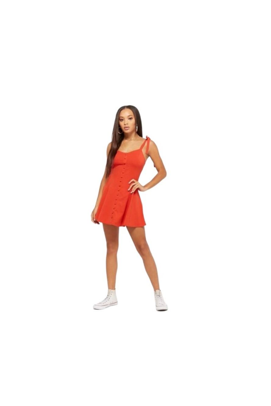 Forever 21 Mini Summer Dress Spaghetti Straps Large